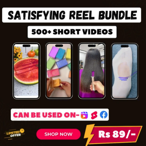500 satisfying reels bundle
