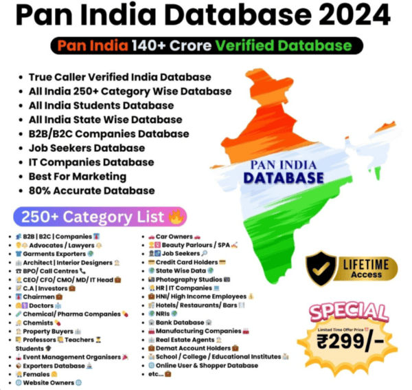 Pan India Business Database 2024