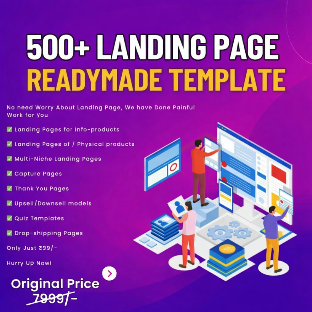 landing page template
